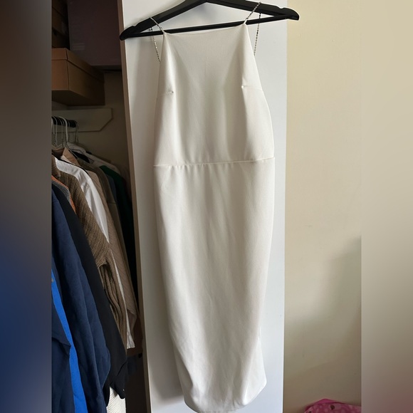 Missguided Strapless White Dress - Picture 1 of 2